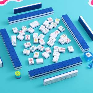 Nuove Tessere di Mahjong Americane Personalizzate di Design Moderno e Lussuoso in Melamina a Doppio Strato con Stampa, Carte da Gioco per Intrattenimento - Product Image 2