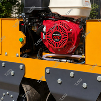 Compacteur vibrant à double tambour XG50 Honda GX270 6,7 kW, certifié CE ISO, pour le compactage de l'asphalte et du sol