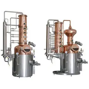 Distillatore di Alcol a Colonna in Acciaio Inossidabile / Rame al Miglior Prezzo, Apparecchiatura per la Distillazione della Vodka in Vendita - Product Image 1