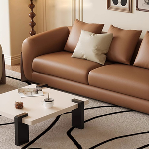 YXSF-30 escritorio nội thất văn Phòng Thương mại hiện đại tiếp tân sofa văn phòng ghế da sofa văn phòng đặt đồ nội thất - Product Image 4