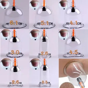 500 MIX ventouse ventosa ventouses massa taille unique ventouse ventouses ensemble tasse/jetable hijama tasse avec pompe outil pour massage corporel