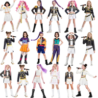 Anime TV-Film Kostüm-Set mit Perücke Echo-Charakter Polyester Halloween Karneval Ostern Bühnenauftritt Outfit