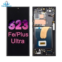 Écran LCD de remplacement pour Samsung Galaxy S22, S22 Ultra, S22 Plus, S23, écran Super AMOLED sans cadre