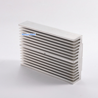 6063 6061 noir argent anodisé cnc fraisage extrusion dissipateur thermique profilé radiateur en aluminium extrudé onduleur solaire dissipateur thermique