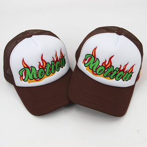 Nhà Máy Tùy Chỉnh 3D Thêu Logo Lụa Lưới Nhát In Với Chất Lượng Cao Bọt Mùa Hè Trọng Lượng Nhẹ Lưới Trucker Hat Mũ - Product Image 5