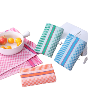 Nouvelle Serviette de Cuisine en Coton Tricoté Écologique 42*67cm, Motif Petites Cases, Absorbante, Pliable, Lavable en Machine – Collection 2025 – Vente Flash - Product Image 1