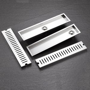Drain de douche linéaire invisible pour salle de bain, insert carré pour carrelage, grille de vidange au sol - Product Image 3