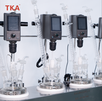 Réacteur en verre parallèle monocouche multifonctionnel à 4/6/8 étages de travail, chauffage électrique motorisé automatique pour laboratoire