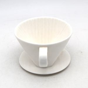 ชุดดริปกาแฟสีขาวพิมพ์โลโก้ได้ตามต้องการตัวกรองกาแฟเซรามิกโอริงะมิขายส่งสำหรับงานหัตถกรรมและความสง่างาม - Product Image 5