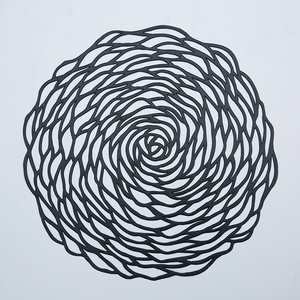 Rỗng Vòng Mềm Bảng Mat PVC Placemat New Tuỳ Chỉnh Bán Buôn Thời Trang Tự Nhiên Vàng Mats & Pads Nhựa Hình Chữ Nhật Thân Thiện Với Môi Trường - Product Image 6