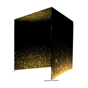 Vente chaude en forme <span class=keywords><strong>de</strong></span> T Fashion Booth Élégant 7.5x7.5ft LED Boîtier Photo Booth <span class=keywords><strong>Fond</strong></span> avec <span class=keywords><strong>d</strong></span>écoration murale pour <span class=keywords><strong>les</strong></span> salons professionnels - Product Image 1