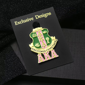 Miễn phí khuôn bán buôn chúng tôi sorority Hy Lạp thư Pin zpb Omega aka OPP Huy hiệu pin - Product Image 4