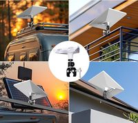 Support de fixation réglable Starlink Mini avec adaptateur de tuyau à écrou 1/4 pouce, support de toit Starlink Mini pour camping-car / pick-up