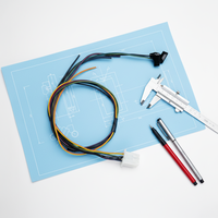 Harness Kabel Otomotif Multi-Pin dengan Kabel Tembaga Berkode Warna, Konektor Ujung Terbuka dengan Kabel Nut untuk Mobil Truk RV Kapal