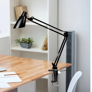 High Quality <b>Nail</b> Table Desk Lamp Led Long Arm Folding Eye Protection Learn Working Desk Light Clip Style Manicure Desktop Lamp - Product Image 1