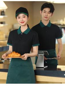 Chemises polo personnalisées avec logo, vêtements de travail pour l'hôtellerie, la <span class=keywords><strong>restauration</strong></span>, les supermarchés, les magasins de fruits, uniformes pour le personnel avec impression de logo - Product Image 1