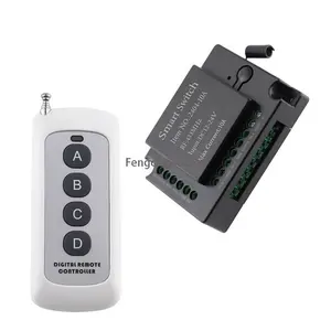 Four-way wireless remote switch DC12V24V three-way car tailgate garage door lifting controller