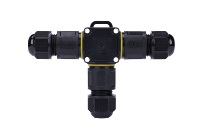 Conector ETL ENEC M684-TS M20 Tipo T de 3 Pines y 3 Vías, Conector de Cable de Cobre y Nailon IP68 a Prueba de Agua de 4-8 mm 6-11 mm para Exteriores y Subterráneo