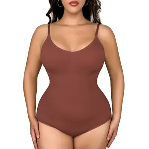Bodysuit Tops Stretch Slimming Practical Aesthetics Seamless Belly Slim Body Shape Wear For Women