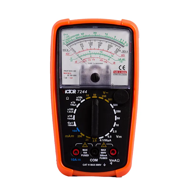 New DE-960TR Range AC DC Pointer Type Analog Meter Multimeter Voltmeter Tester 
