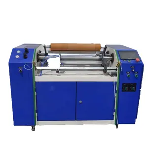 new type cling film rewinding machine for making small roll from big roll wrapping machine rewinding