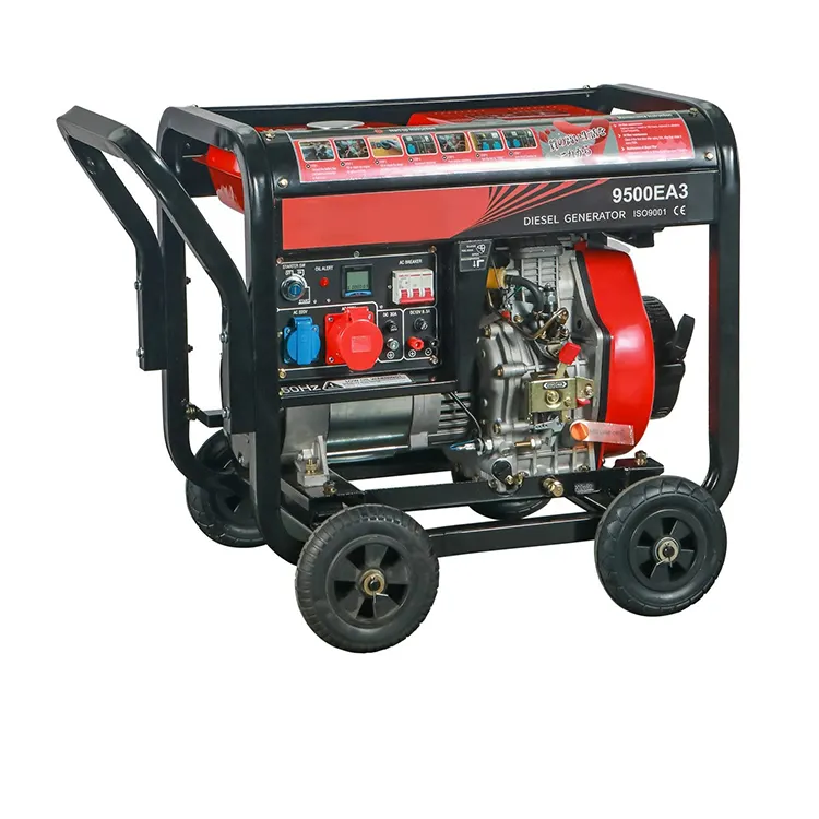 8500 9500 W 8500W 8,5kva 9Kva 8.5 9 Kw 8,5kw 9Kw 9,5kw Kva Máy Phát Điện Diesel Một Pha