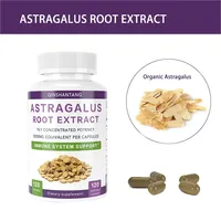 QINSHANTANG 10:1 5000mg Astragalus Membranaceus Polysaccharide Organique Champignon Astragalus Racine Extrait Poudre Capsules