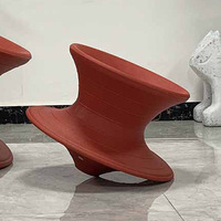 Chaise gyroscopique contemporaine créative Tumbler chaise rotative à 360 degrés pour adultes enfants meubles de maison salon siège de loisirs