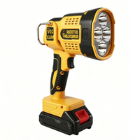 Lampe de travail universelle compatible QIVOLT, alimentée au lithium, lampe de camping LED portable, entretien extérieur, plastique, garantie 1 an
