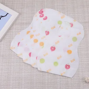 ผ้ากันเปื้อนแบบใช้แล้วทิ้งสำหรับเด็กทารก,ผ้านอนวูฟเวนกันน้ำได้พิมพ์ลายได้ตามต้องการ