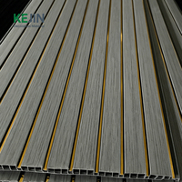 Paneles de Techo de PVC de 9 Ranuras, Impermeables, de Alta Calidad, para Uso Comercial en Centros Comerciales, Panel de Pared de PVC Impermeable para Decoración Interior del Hogar