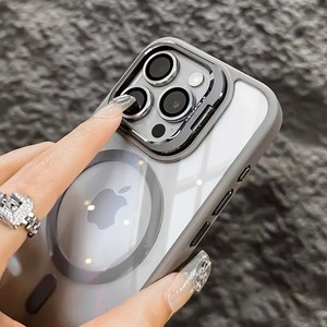 Nueva Funda Transparente de Lujo para Teléfono con Soporte para Lente para iPhone 17 Air, Funda para Teléfono 15 16 17 Pro Max <span class=keywords><strong>13</strong></span> 12 <span class=keywords><strong>11</strong></span> - Product Image 4