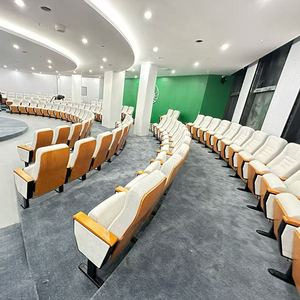 로고 디자인 현대 접이식 시네마 강당 의자 소파 좌석이있는 강의 극장 좌석 - Product Image 6