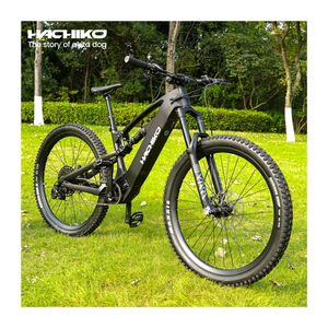 Bicicleta eléctrica clásica de suspensión completa de 29 "2024, bicicleta de montaña eléctrica de fibra de carbono para adultos, peso ligero, <span class=keywords><strong>Enduro</strong></span> Bafang Mid Drive - Product Image 3