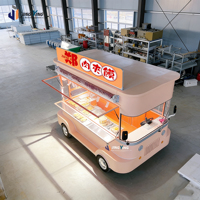 Camion de vente ambulante électrique de conception moderne chinoise bon marché, camion de nourriture de haute qualité, chariot de nourriture de rue