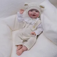 19-Zoll Charlie Vollvinyl-Silikonpuppe, 14 Jahre alte Mädchen-Modepuppe, Lebensecht, Weiche Haptik, Kuschelig, Reborn mit 3D-Haut