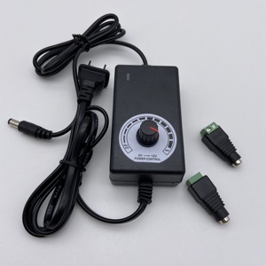 AC <strong>DC</strong> 3-12V 2A Electric Fan Drill <strong>Motor</strong> Adjustable Voltage <strong>Variable</strong> <strong>Speed</strong> Control Light Dimmer <strong>Controller</strong> Driver Power Adapter - Product Image 1