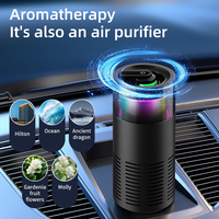 Purificador de Aire Portátil para Auto con Luz UV, Filtro HEPA y Sensor PM2.5 - Solución Fácil de Instalar para la Calidad del Aire en el Hogar