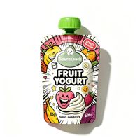 Pochette à bec verseur non toxique pour bébé, idéale pour l'alimentation en crèche, sac souple pour boissons liquides, smoothies et collations