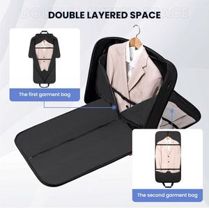 Free Sample Garment Bags for Travel Convertible Garment Duffle Bag,Large <b>Carry</b> <b>on</b> Garment Dress Suit Business Travel Bags - Product Image 5
