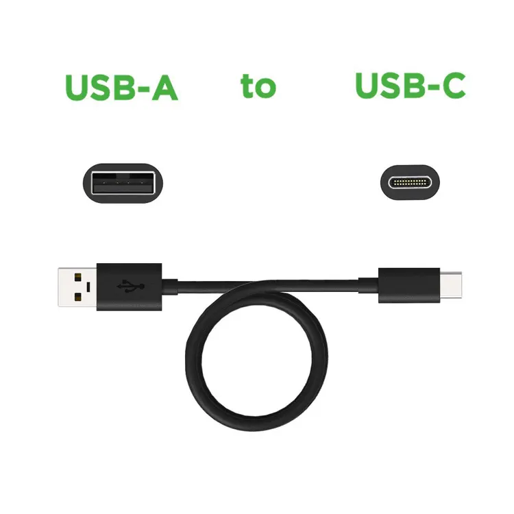 Werks großhandel 3ft 1m 5 v2a USB A bis Typ C Schnell ladekabel