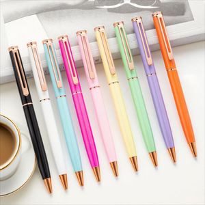 Wholesale High Quality Custom Advertising Metal Ballpoint Multi-<b>Color</b> Rotating Promotional Gift <b>Pen</b> With Printable Logo - Product Image 1