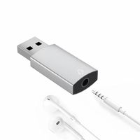 Carte son externe USB 2 en 1, Hi-Fi 7.1CH, effets sonores d'écho, prise USB 3.5mm, adaptateur de microphone et casque audio pour PC portable