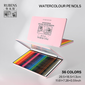 Набор водорастворимых цветных карандашей 12 цветов для начинающих студентов рисования и рисования - Product Image 6