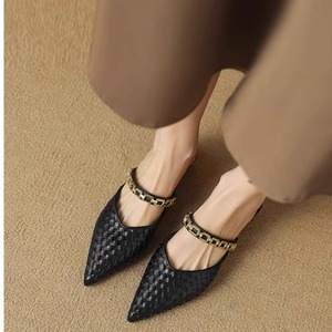 Sandalias planas de punta para mujer, verano 2025, zapatos para caminar transpirables y a la moda. - Product Image 2