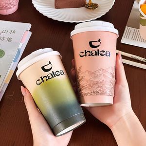 Gobelets à café jetables à double paroi, imprimés sur mesure, de qualité alimentaire, écologiques, recyclables et biodégradables pour boissons chaudes - Product Image 3