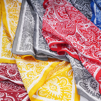 Bandeau de sport personnalisé en coton 100% avec imprimé paisley double face, foulard de fête, bandeau pour homme