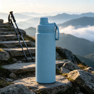 <span class=keywords><strong>Borraccia</strong></span> Termica in Acciaio Inox con Doppio Coperchio, Regalo di Natale per Ragazze, Bottiglia per Palestra, Thermos per Bevande Calde e Fredde, Logo Personalizzabile - Product Image 1
