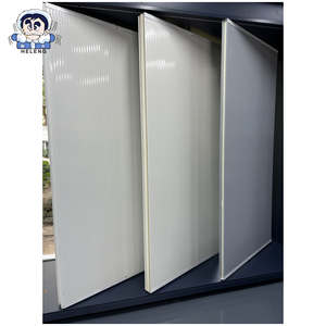 Nouveau panneau mural et de toiture sandwich en métal insonorisé, isolé, ignifuge, en PIR, PU, polyuréthane, <span class=keywords><strong>EPS</strong></span>, pour façade, congélateur et entrepôt frigorifique - Product Image 4