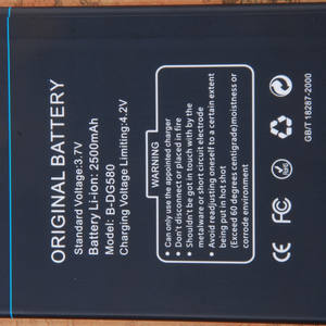 Batería Original DOOGEE DG580 para Smartphone, Batería de Respaldo de Iones de Litio de 2500 mAh para DOOGEE <span class=keywords><strong>KISSME</strong></span> DG580 - Product Image 4